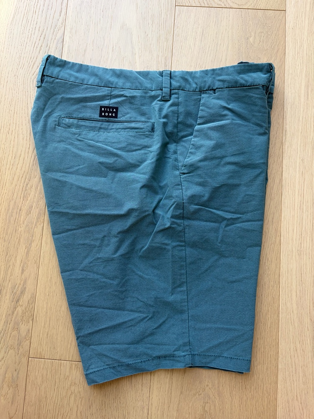 Billabong Men's Teal Flat Front Shorts